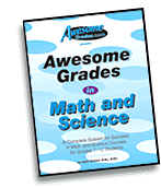 Awesome Grades in Math and Science e-book cover